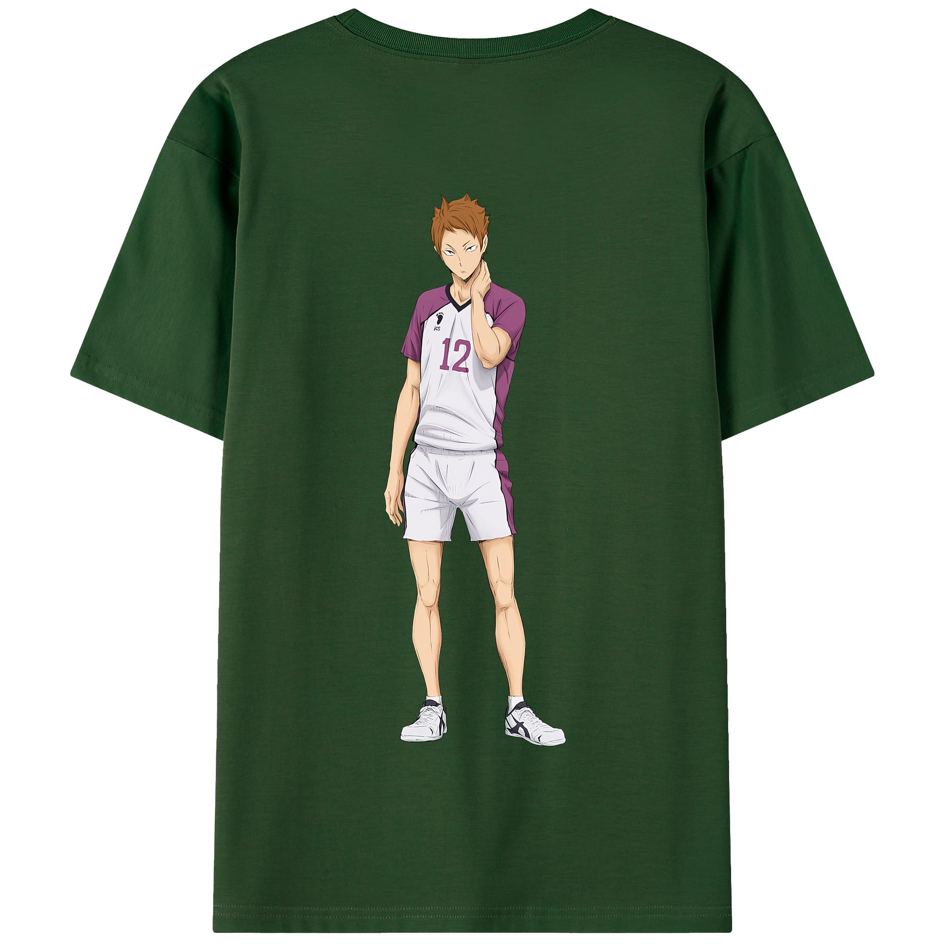（画像用） ハイキュー!! Haikyu!! 綿100％半袖Tシャツ（背面プリント）